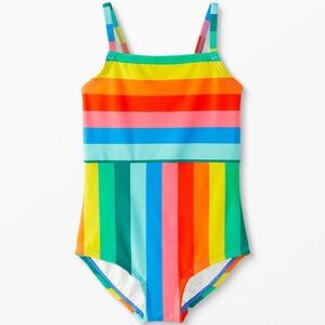 Hanna Andersson Swimsuit One Piece Rainbow Girls Size 140 US 10